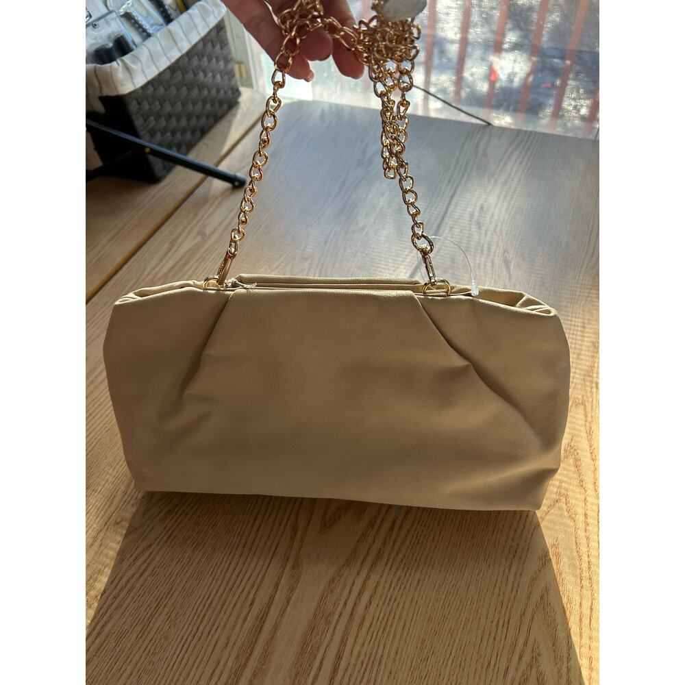 New Women’s A New Day Faux Suede Look Handbag 👜 Purse Snap Closure 7”x13.5”x7”